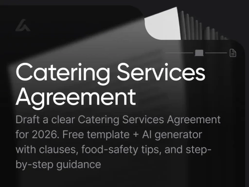 Catering Services Agreement