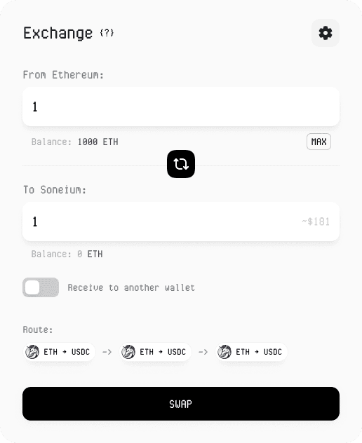 How to bridge to and from Soneium