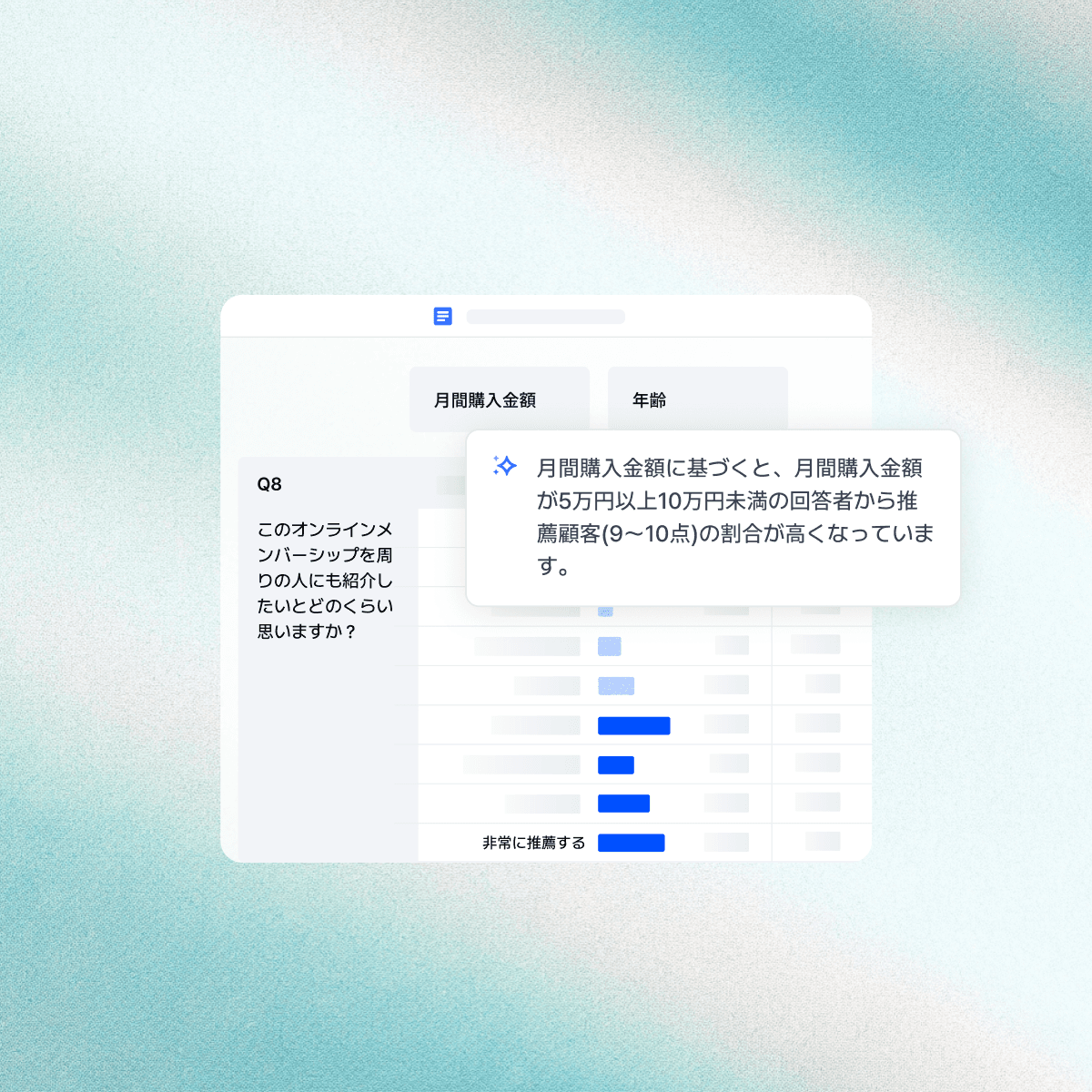 A screenshot of a user interface showing a table with columns and rows, possibly representing data or metrics.