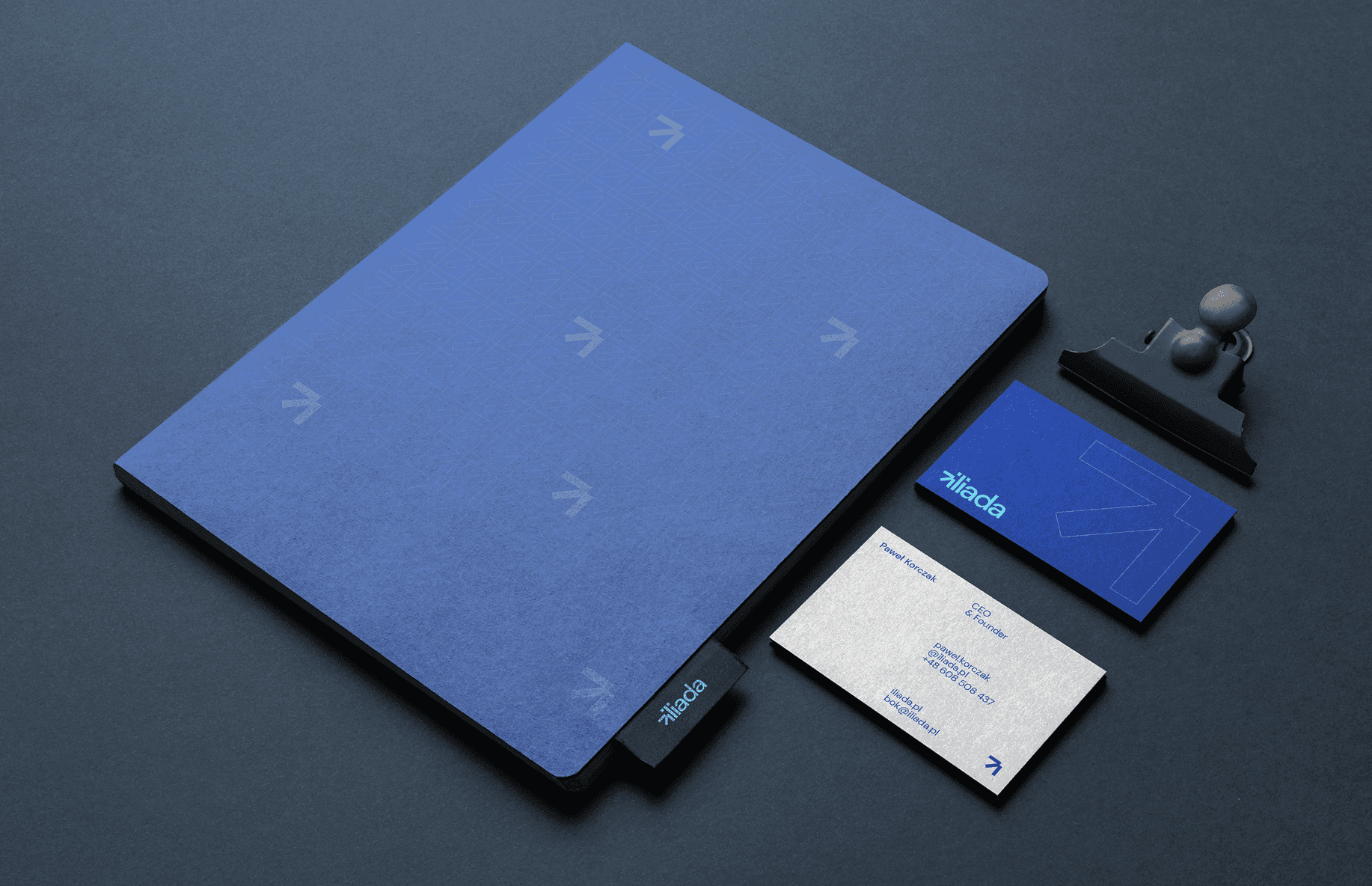 Stationary mockup of business card