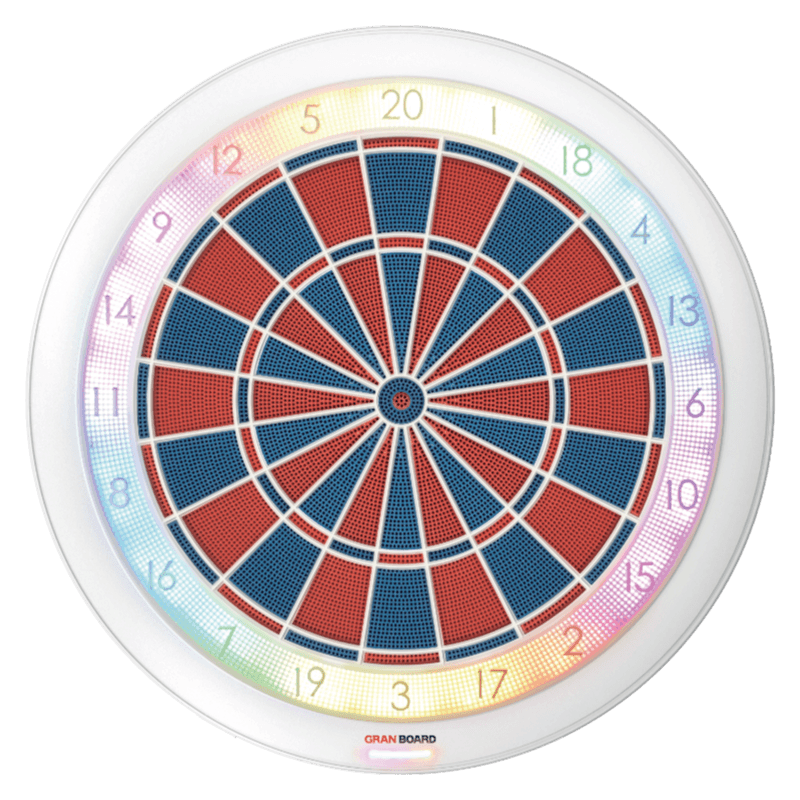 Granboard 132 dartboard features LED lights, touch sensor, out sensor and noise reducing segments . Beste dartscheibe mit weicher Spitze