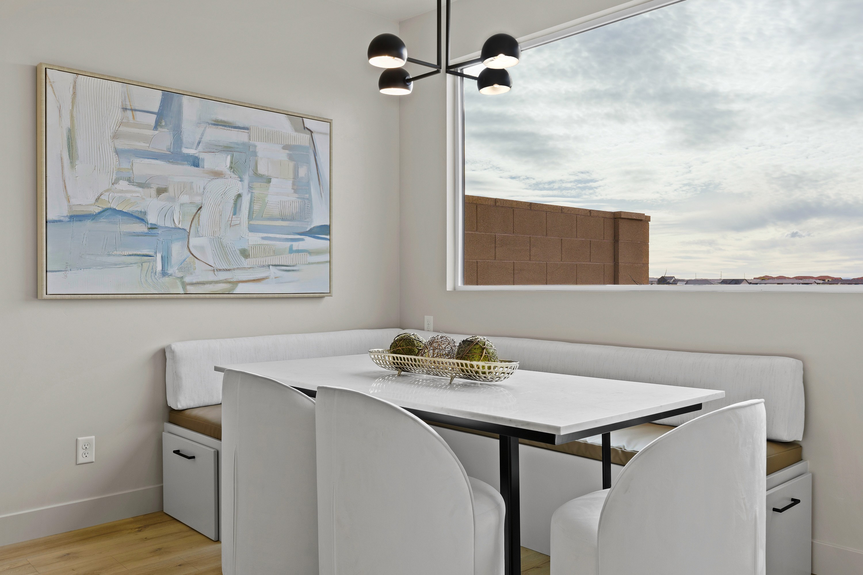 Dining area in the BYSO House in Hurricane, Utah.