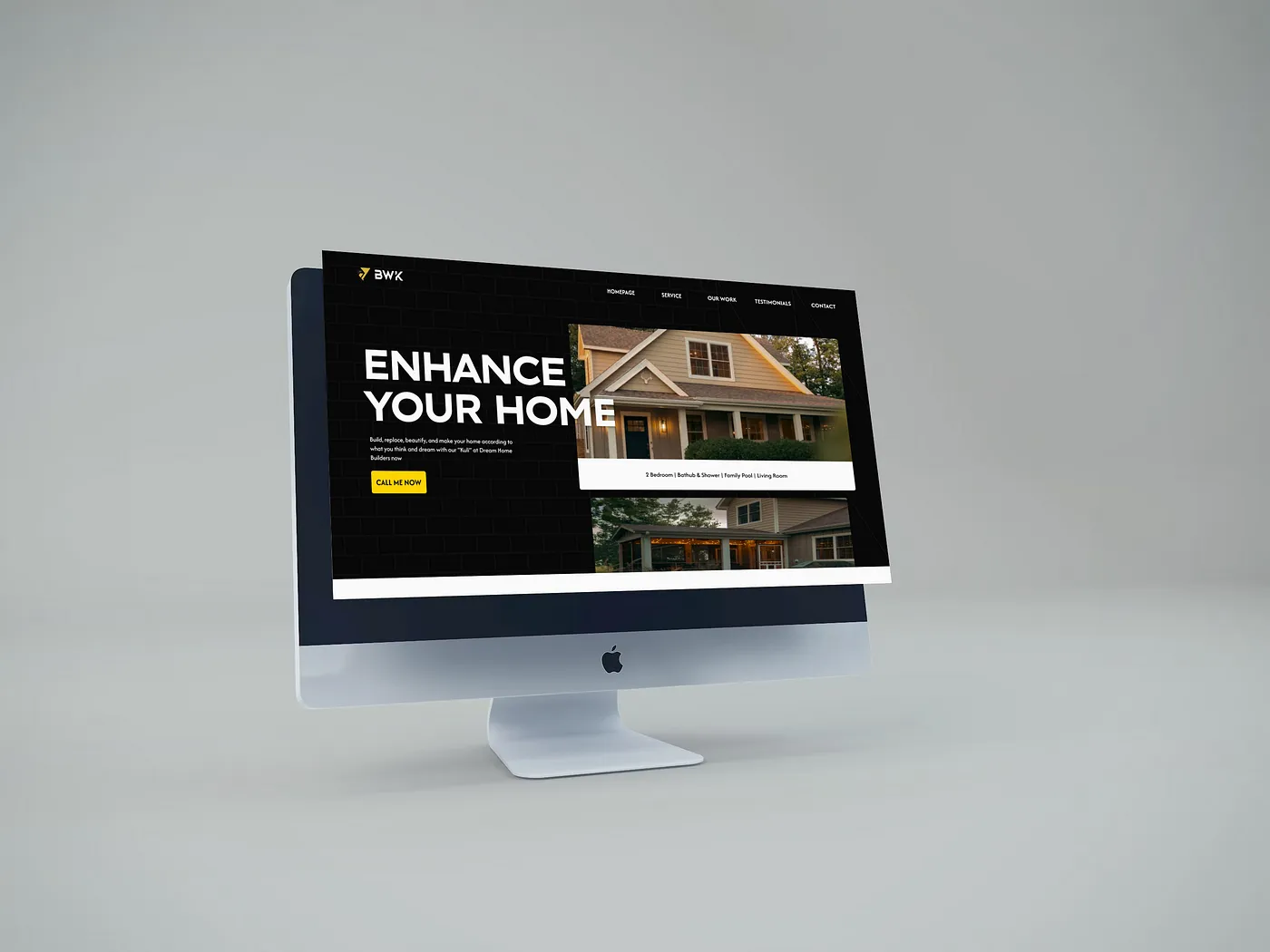 A mockup BWK Website