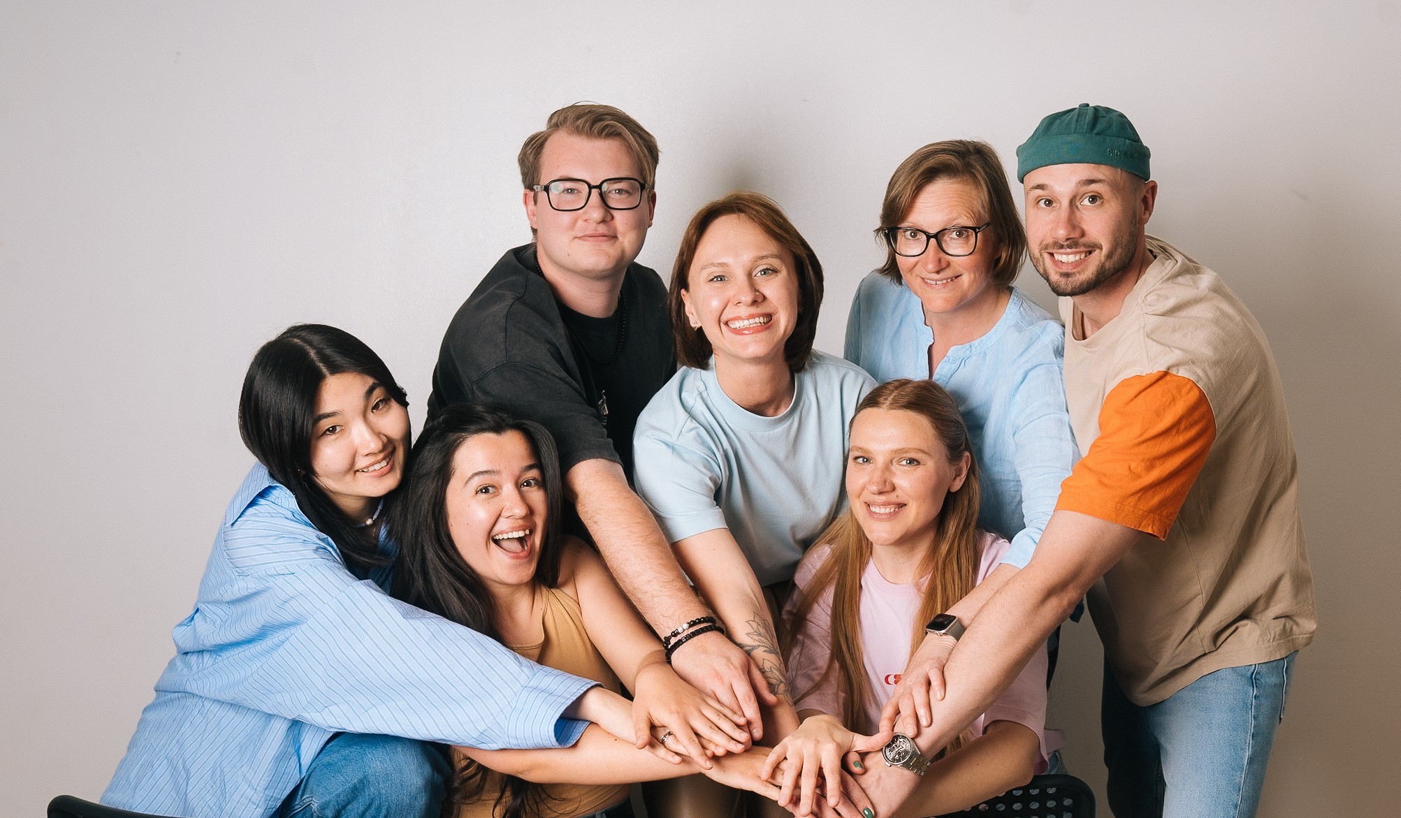 Gruppenfoto des Teams, das das Druzi-Projekt organisiert.