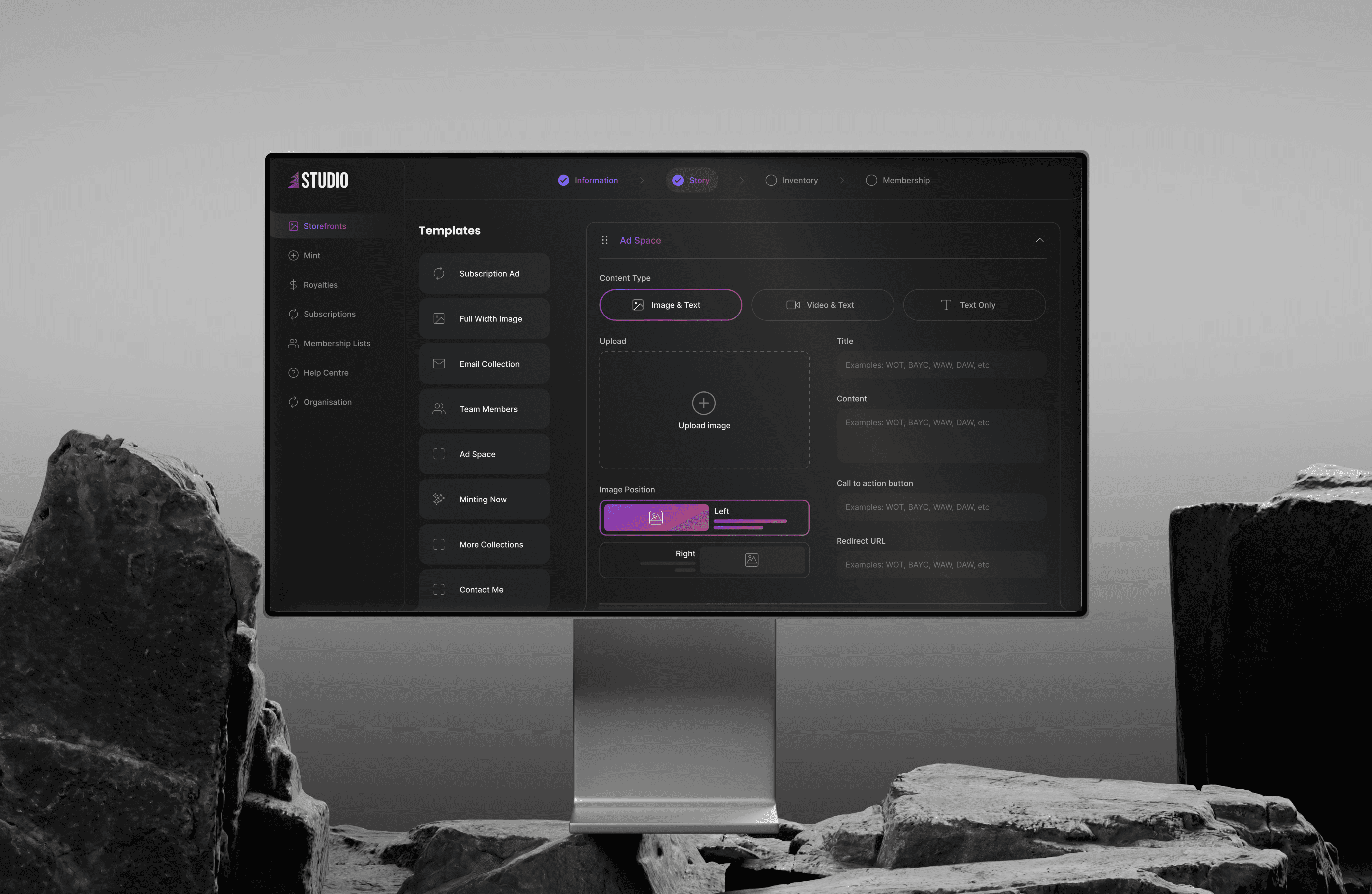 A black and white image of a handrawn logo