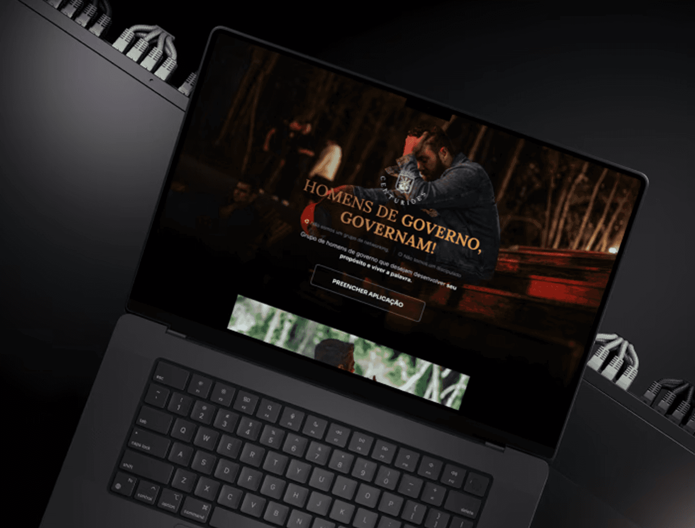 Rear view of black car