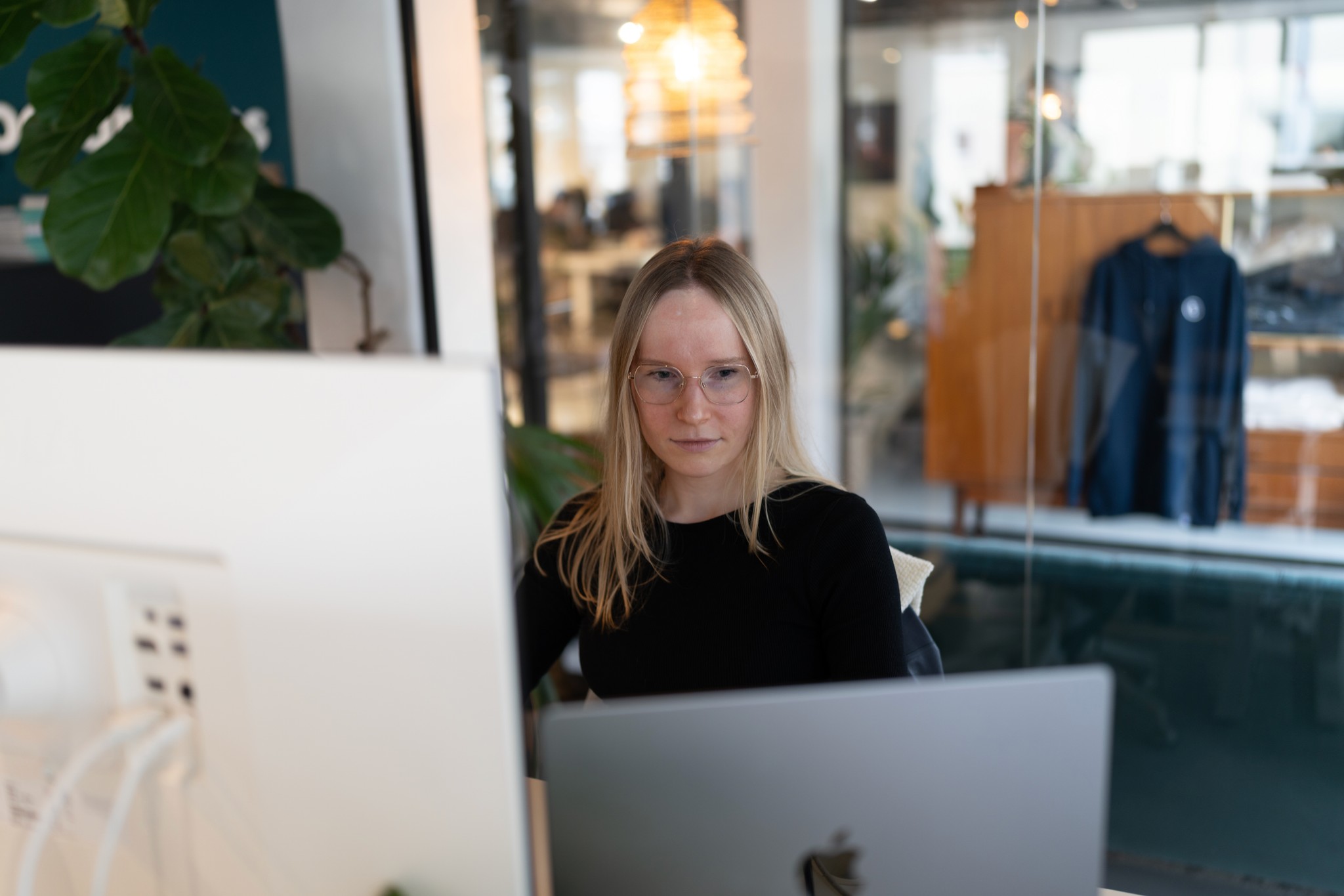 Polarsteps Backend Engineer Liza at office
