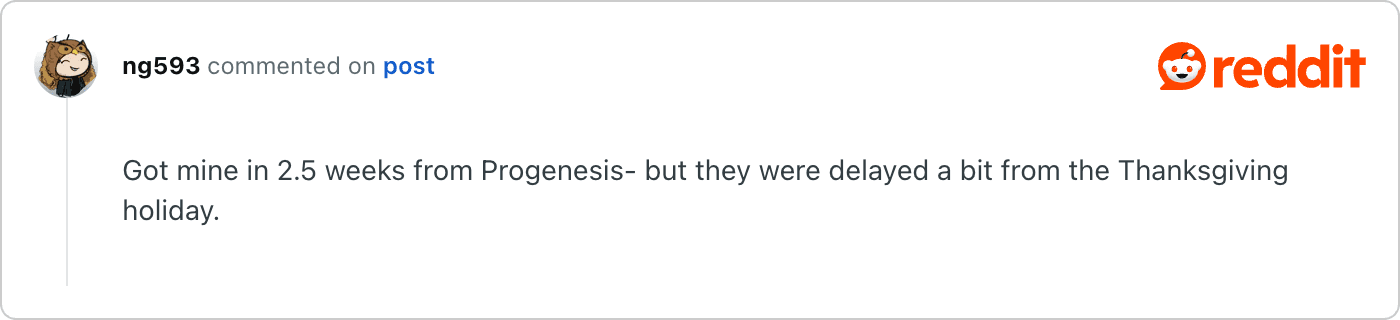 Post on Reddit