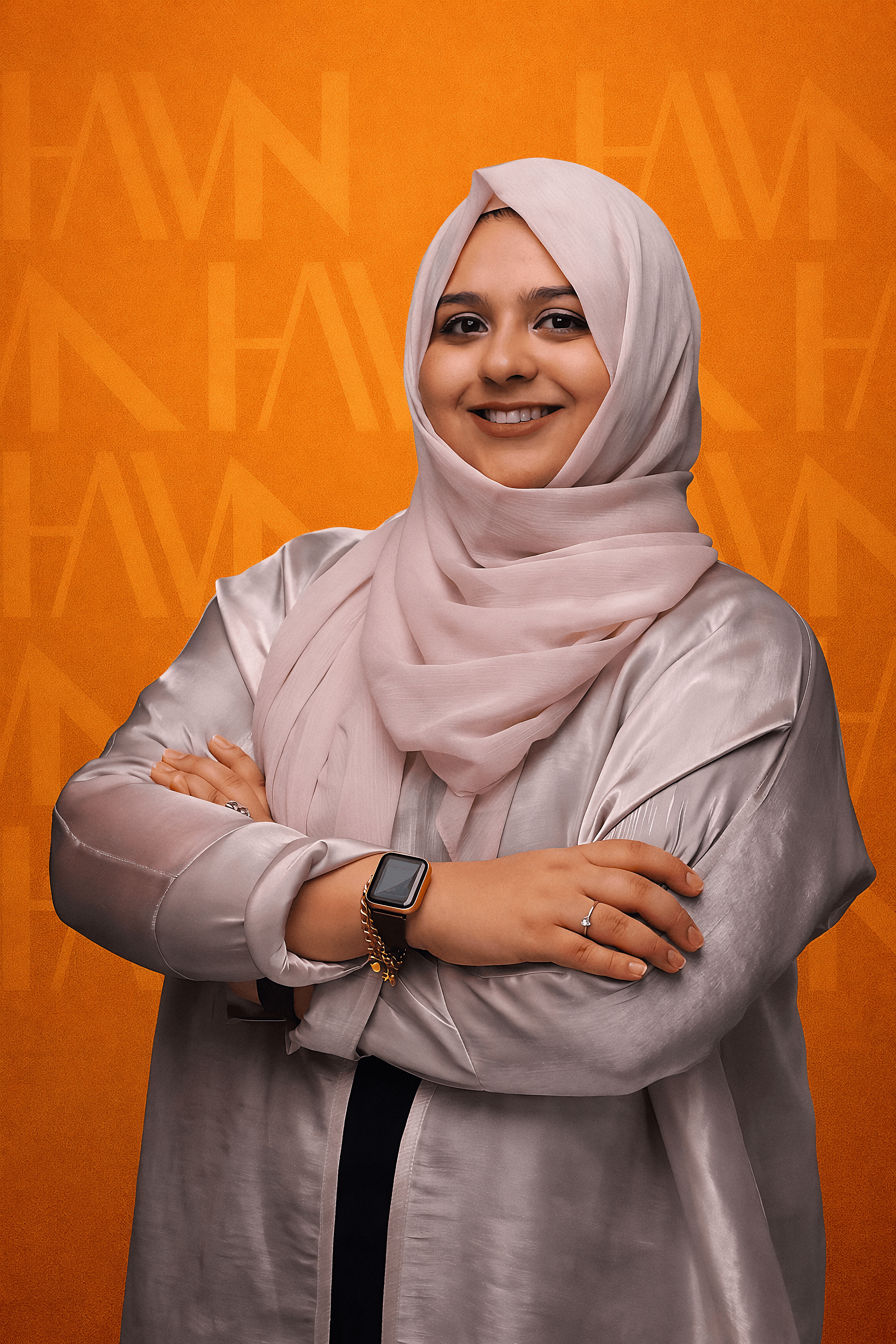 Portrait  of a young girl with glasses