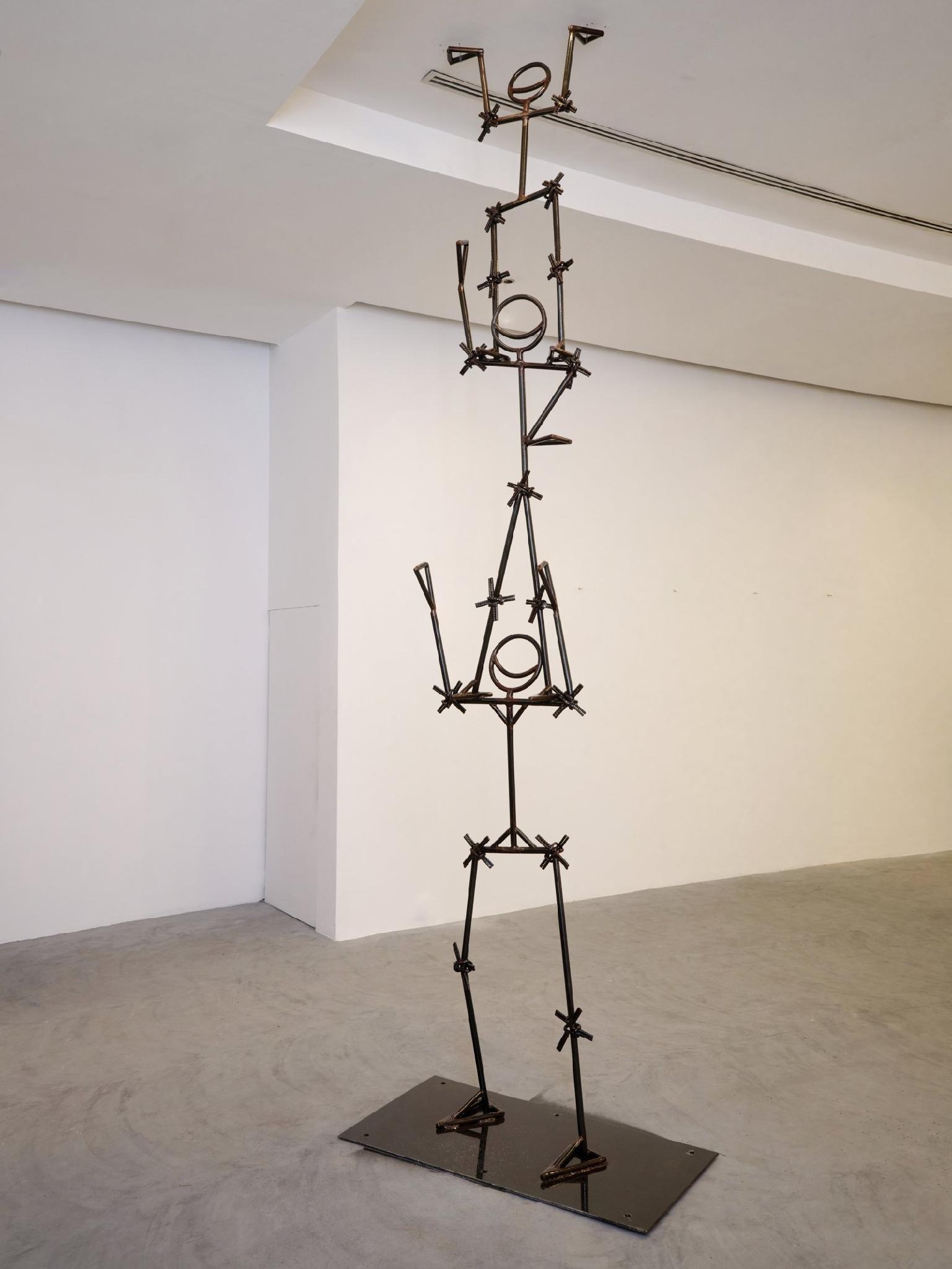 Gabriel Selassie Tsagli, Salvation, 2026, Iron, 370 x 80 cm. Courtesy of the Artist and Gallery 1957. Photo Nii Odzenma.jpeg