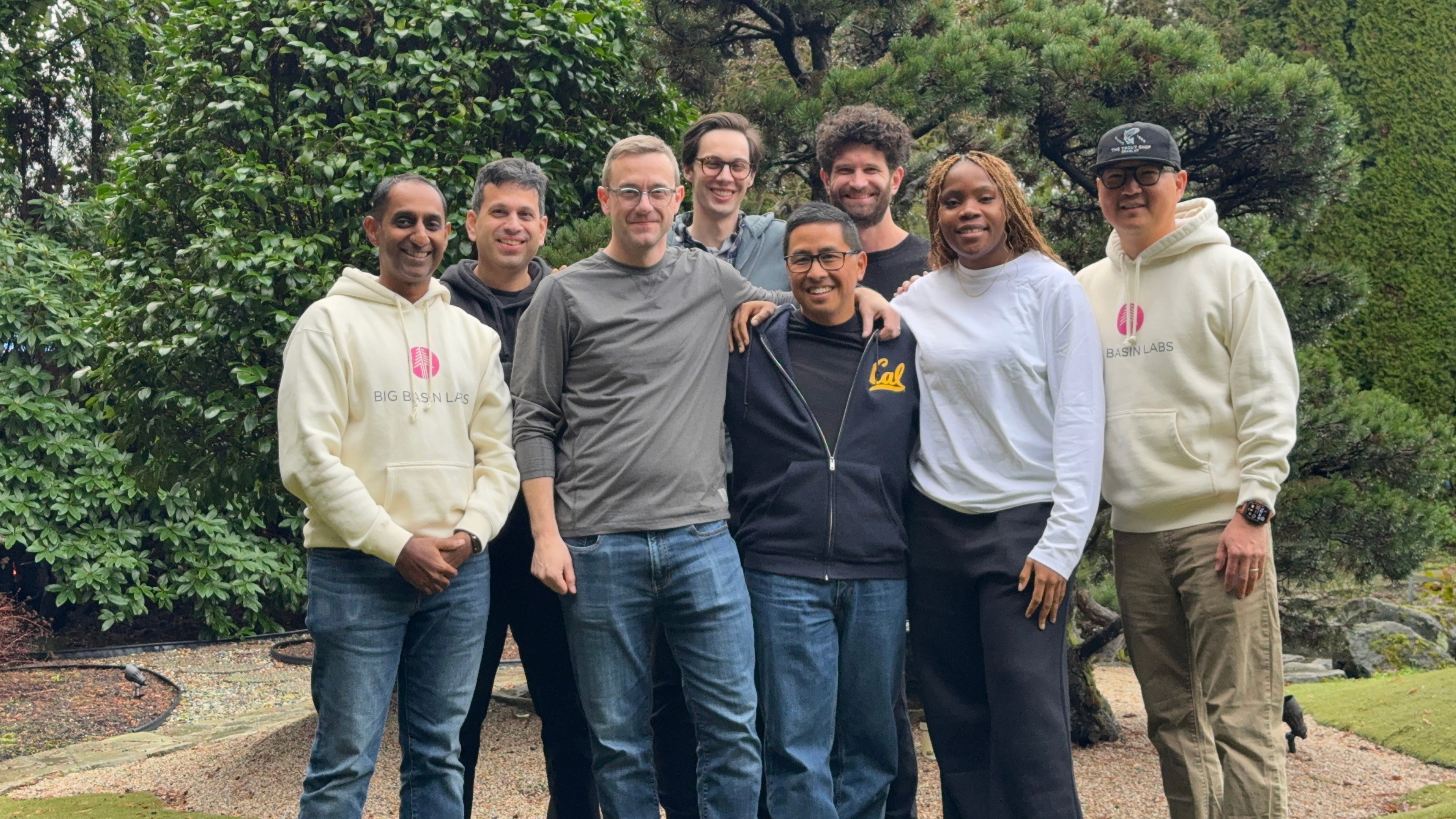 The Big Basin Labs team at our first offsite on the California coast