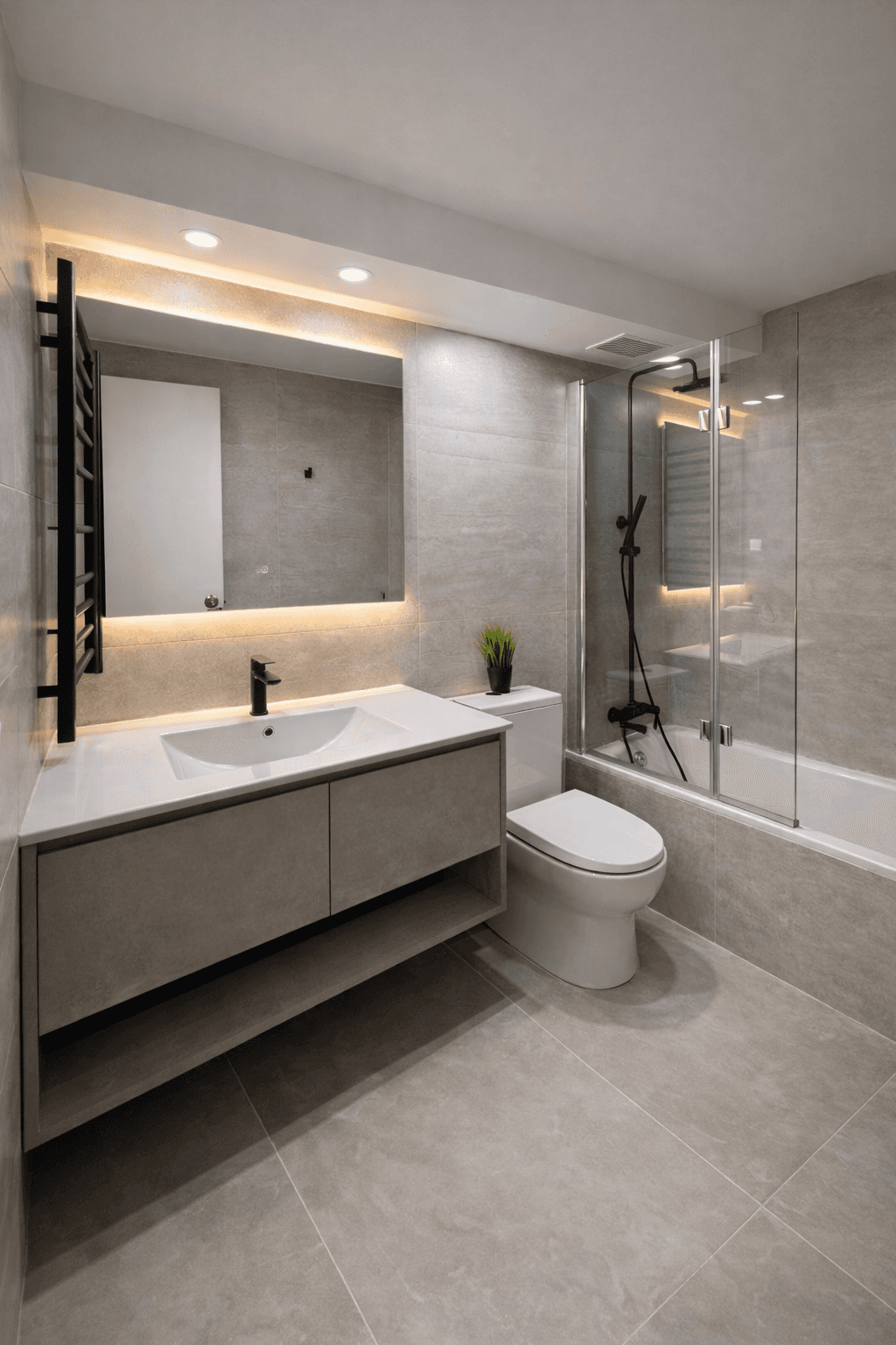 baño remodelado
