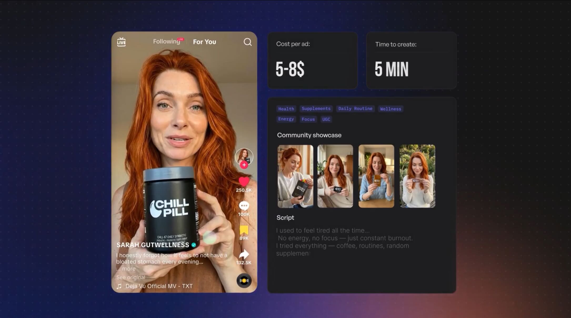 Creatify Agent gives you the power of working with creative agency, but at a fraction of the cost