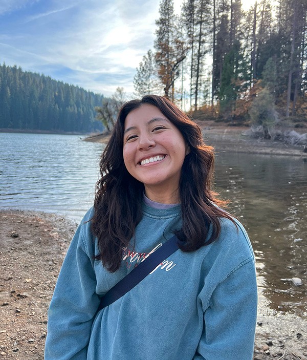 Woman with color palette