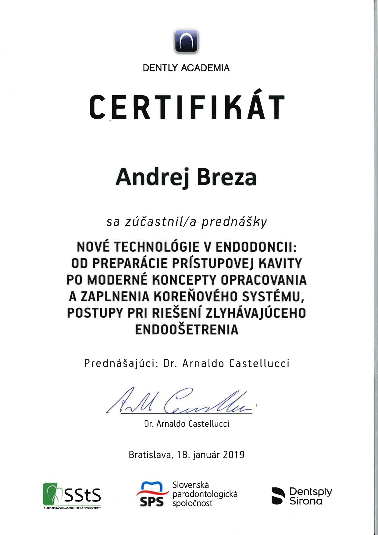 Andrej Breza - Nové technológie v endodoncii
