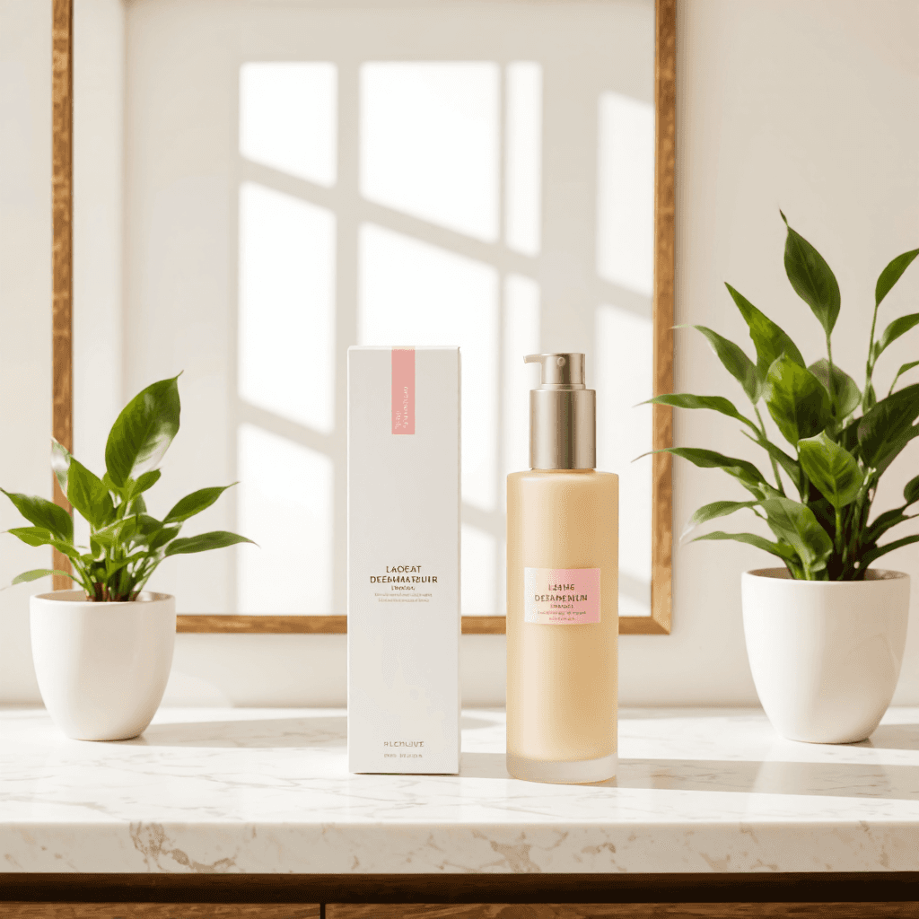 product photography of a bottle of hair tonic for hair care