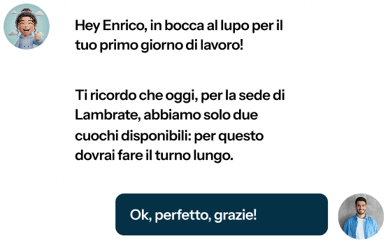 Contenuti personalizzati