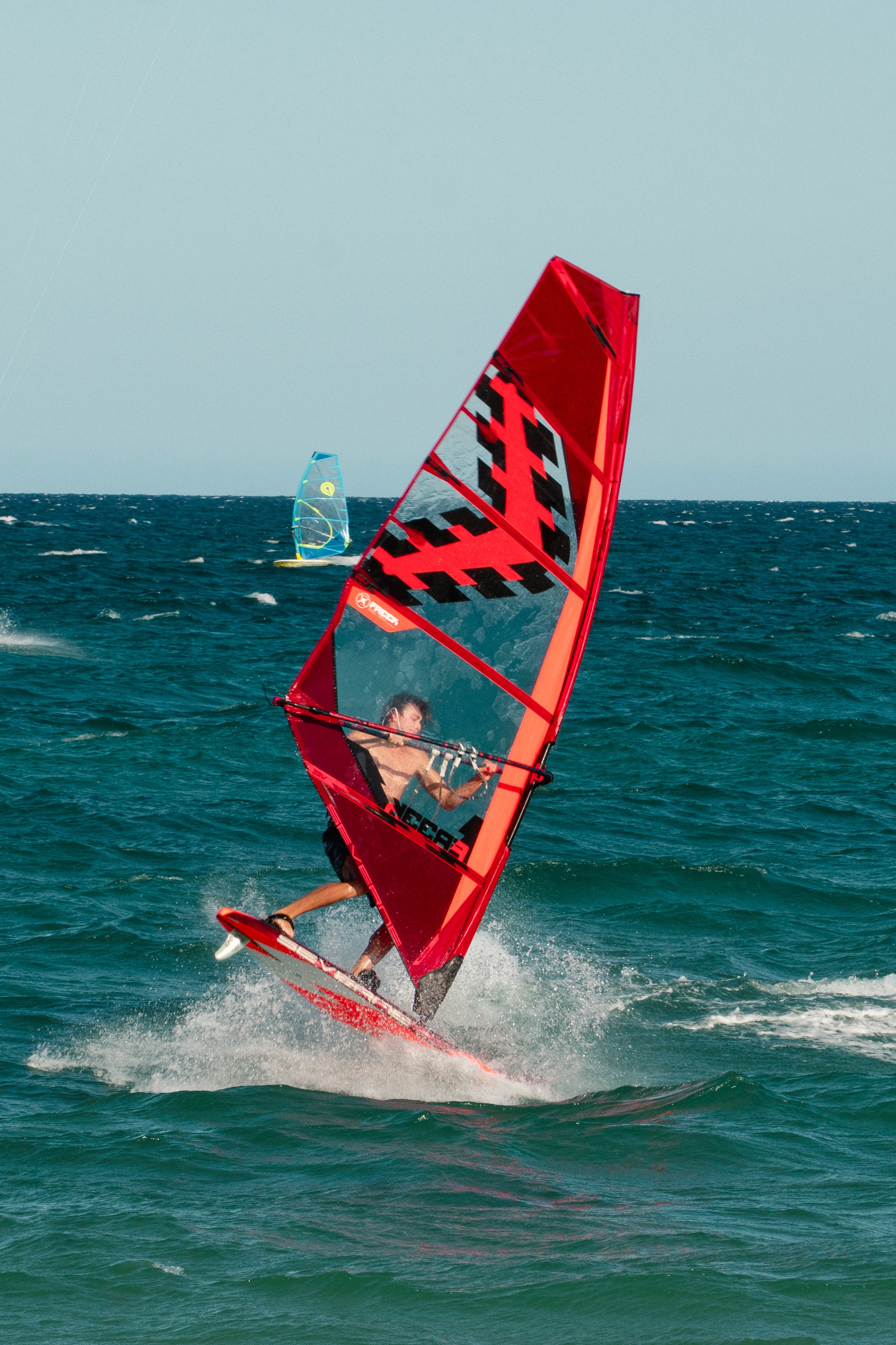 Black and white wave