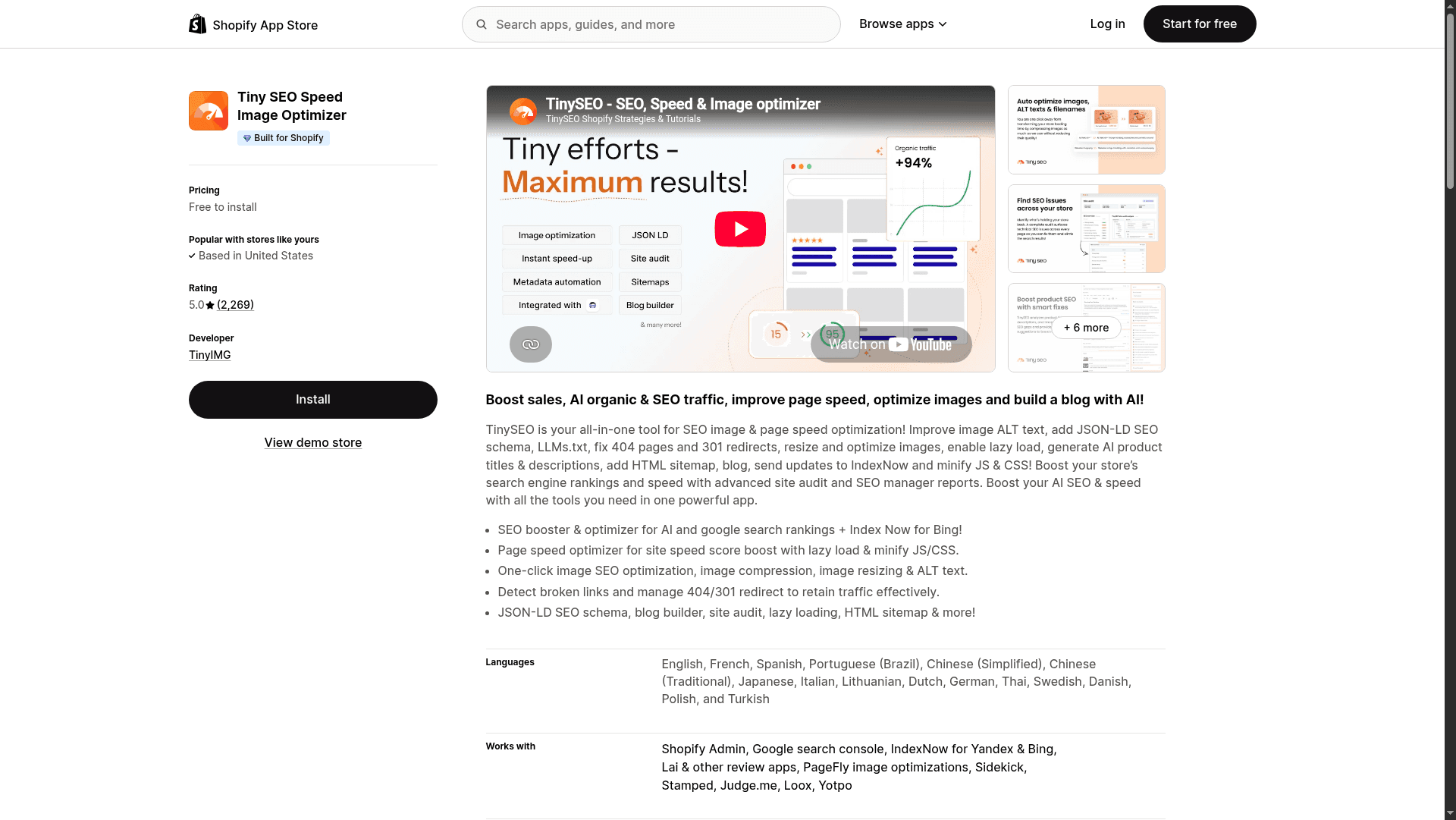 Shopify SEO Apps