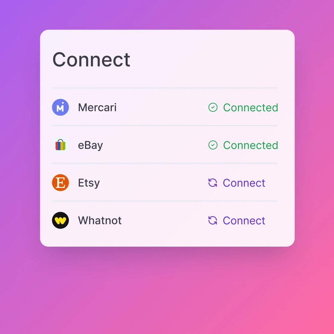 Connect Accounts