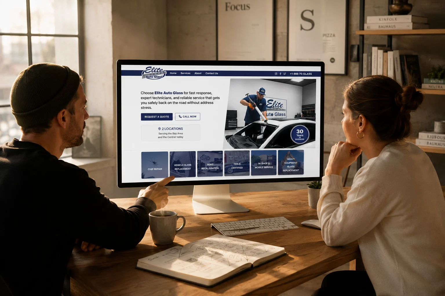Visitors don’t consciously evaluate typography, spacing or visual hierarchy. They simply experience the confidence—or uncertainty—those details create.