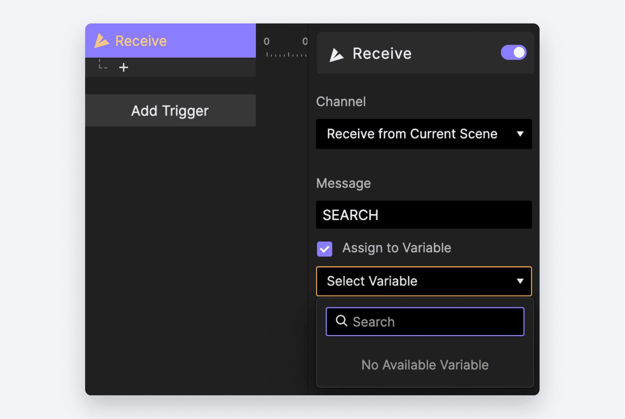 Add a Receive trigger