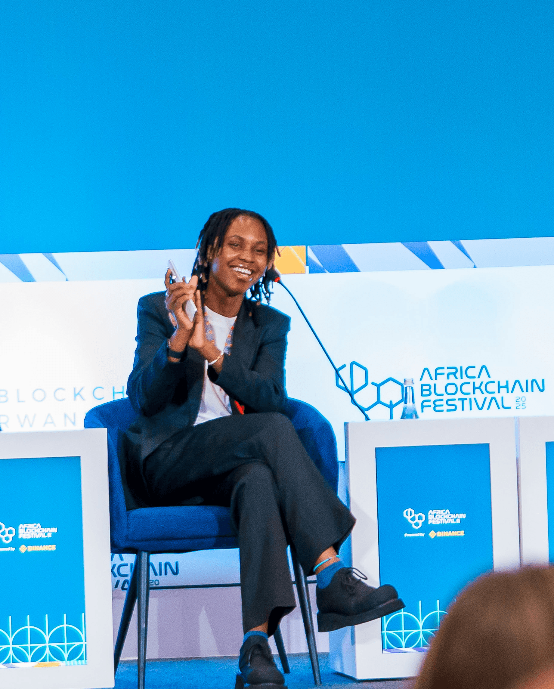 Portrait of portfolio creator – front view