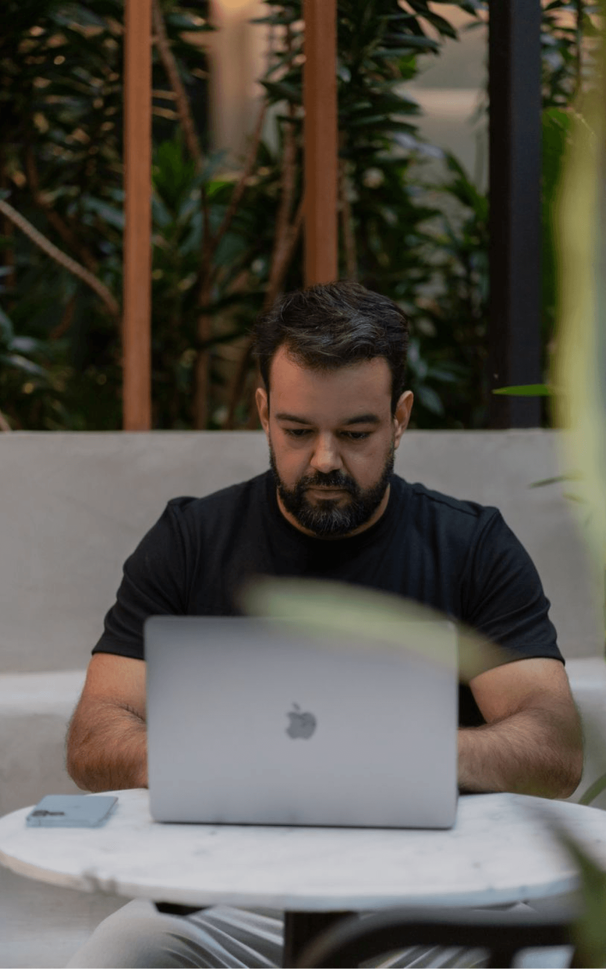 Business owner in their workplace, reflecting real-world credibility