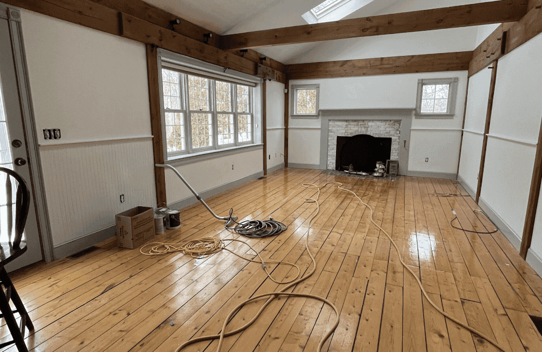 Painted walls and cleaned floors by hyannis painting