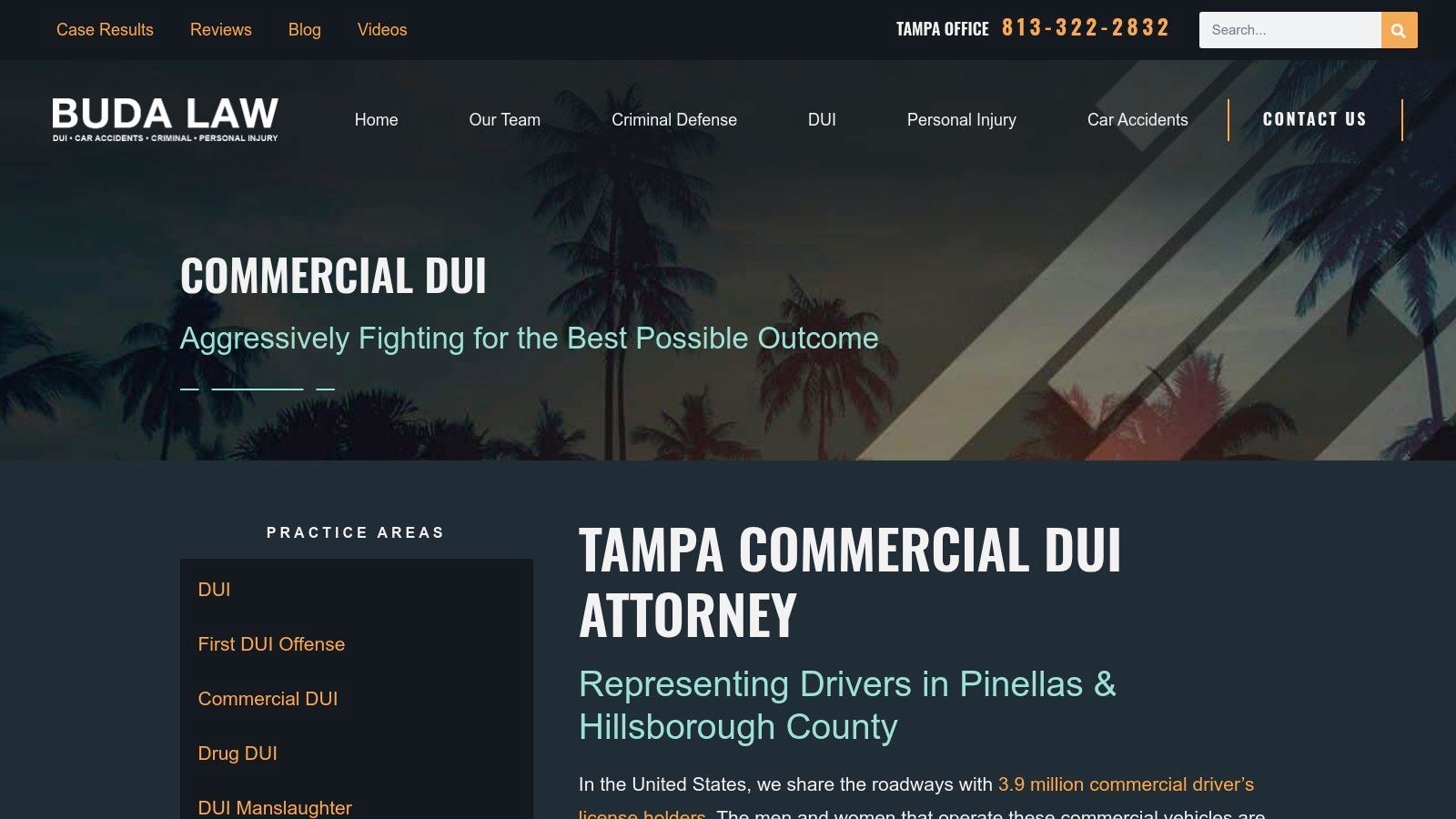 Buda Law (Tampa – Commercial DUI)