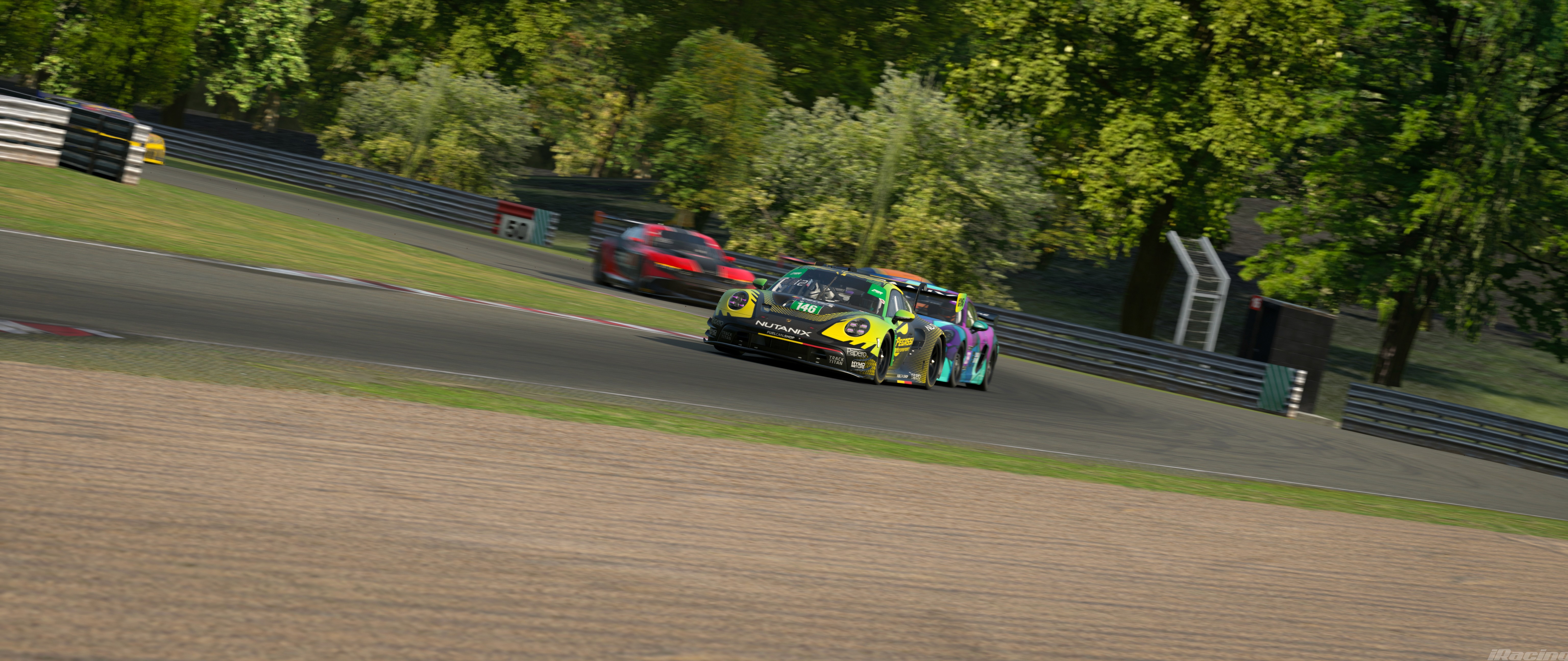 Almeida Students practicing together on track