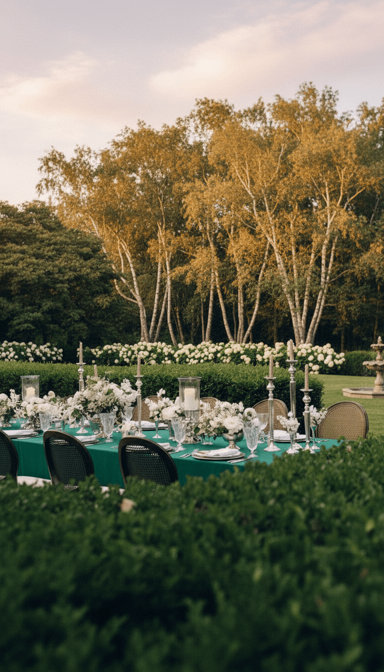 Allestimento pranzo matrimoniale