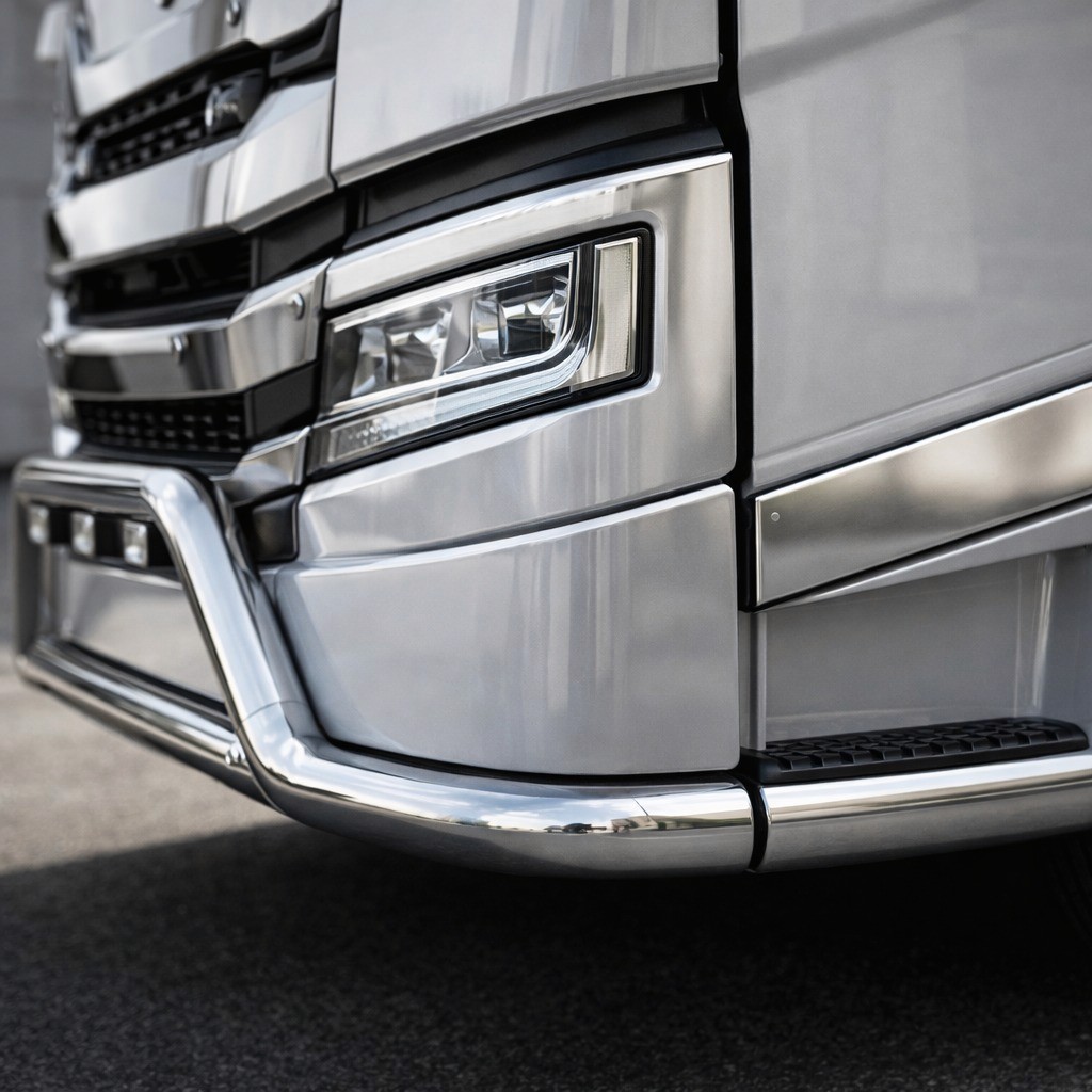 a man standing in front of a display of wooden doors