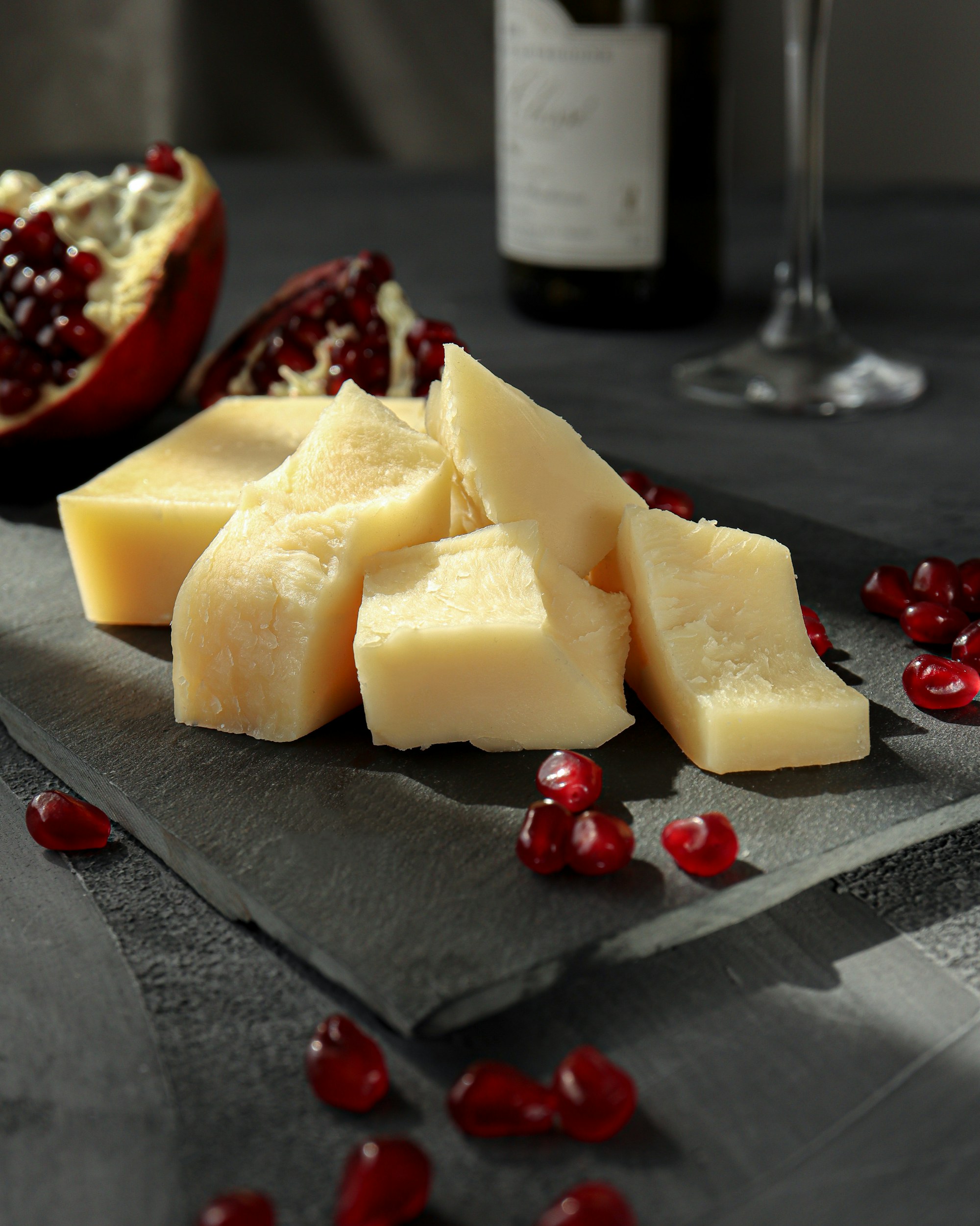 Cheese, pear chutney, oatcakes