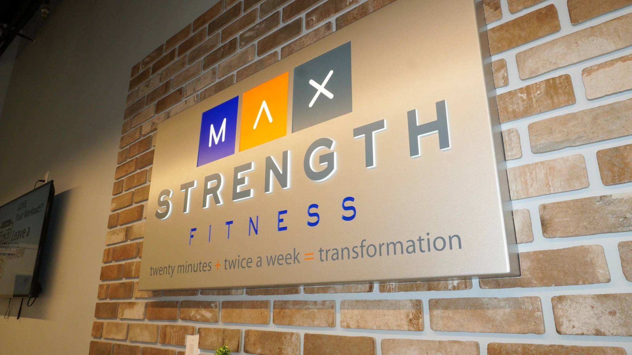 MaxStrength Fitness with tagline
