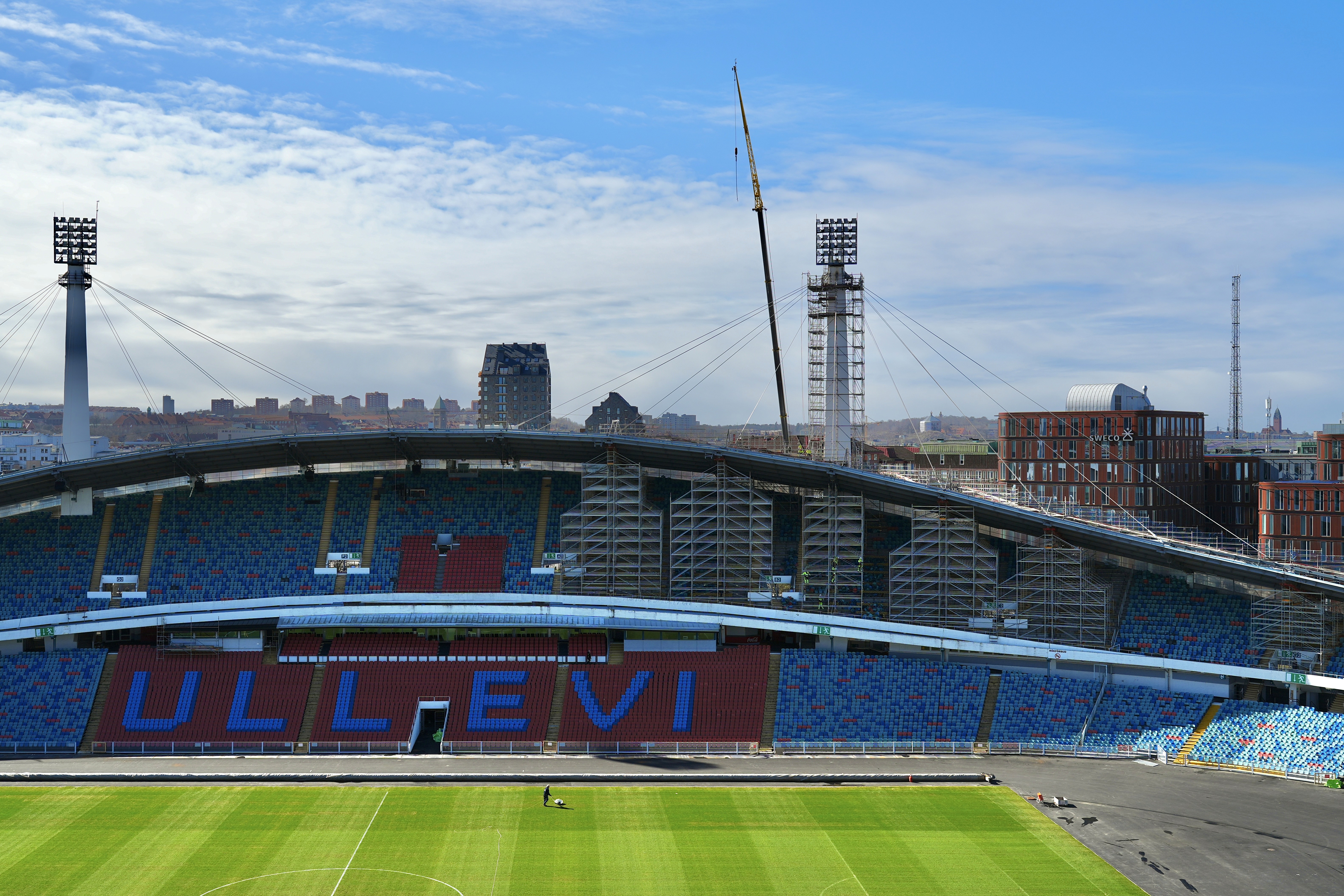 Byggnadsställning för Hedvig & Hägglund