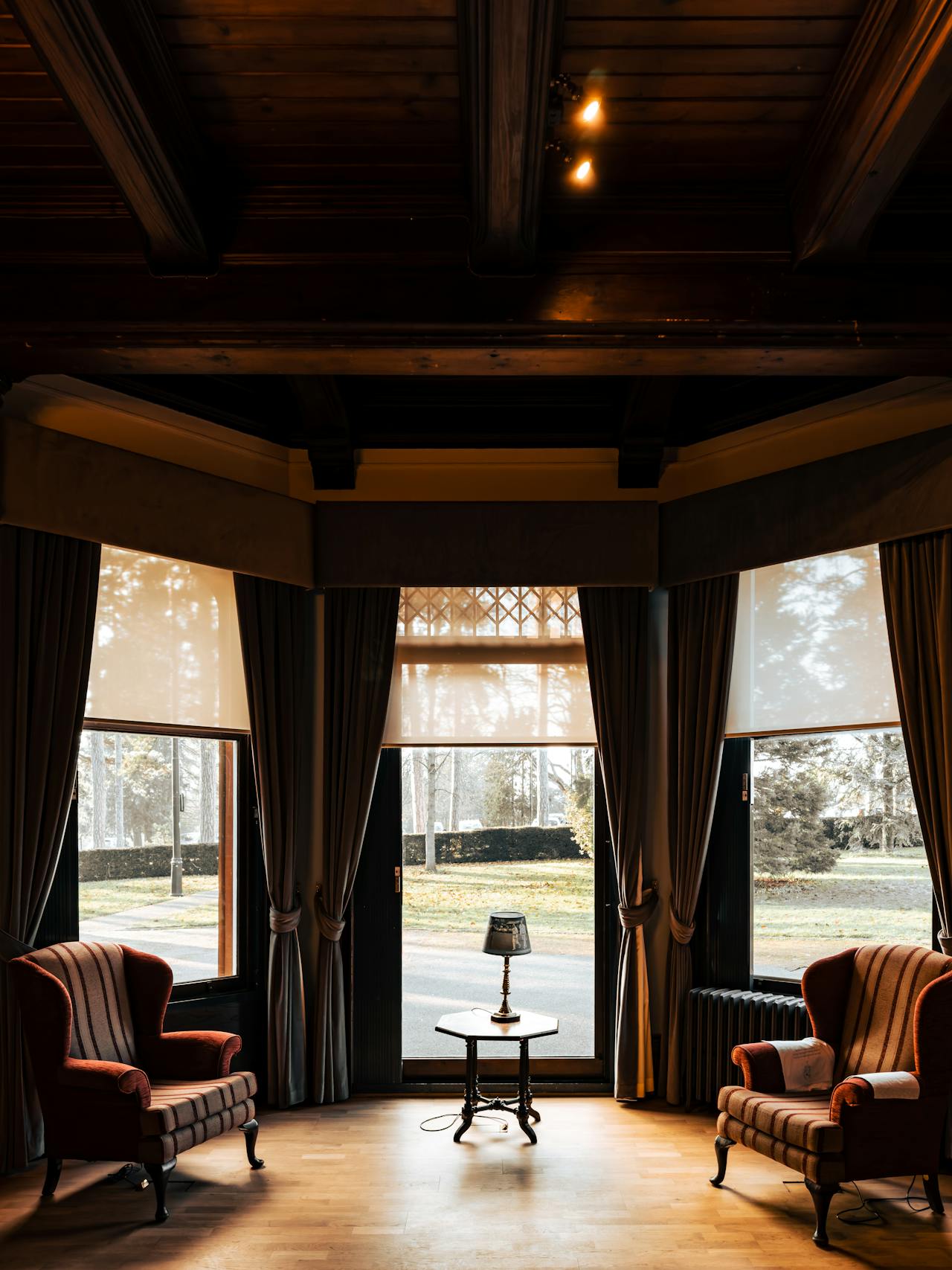 dark elegant room