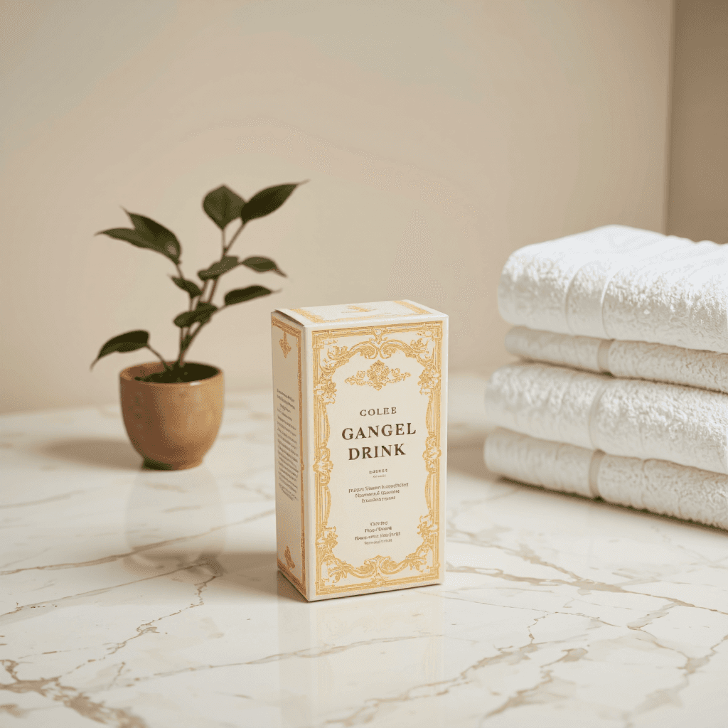 product photography of box of drink