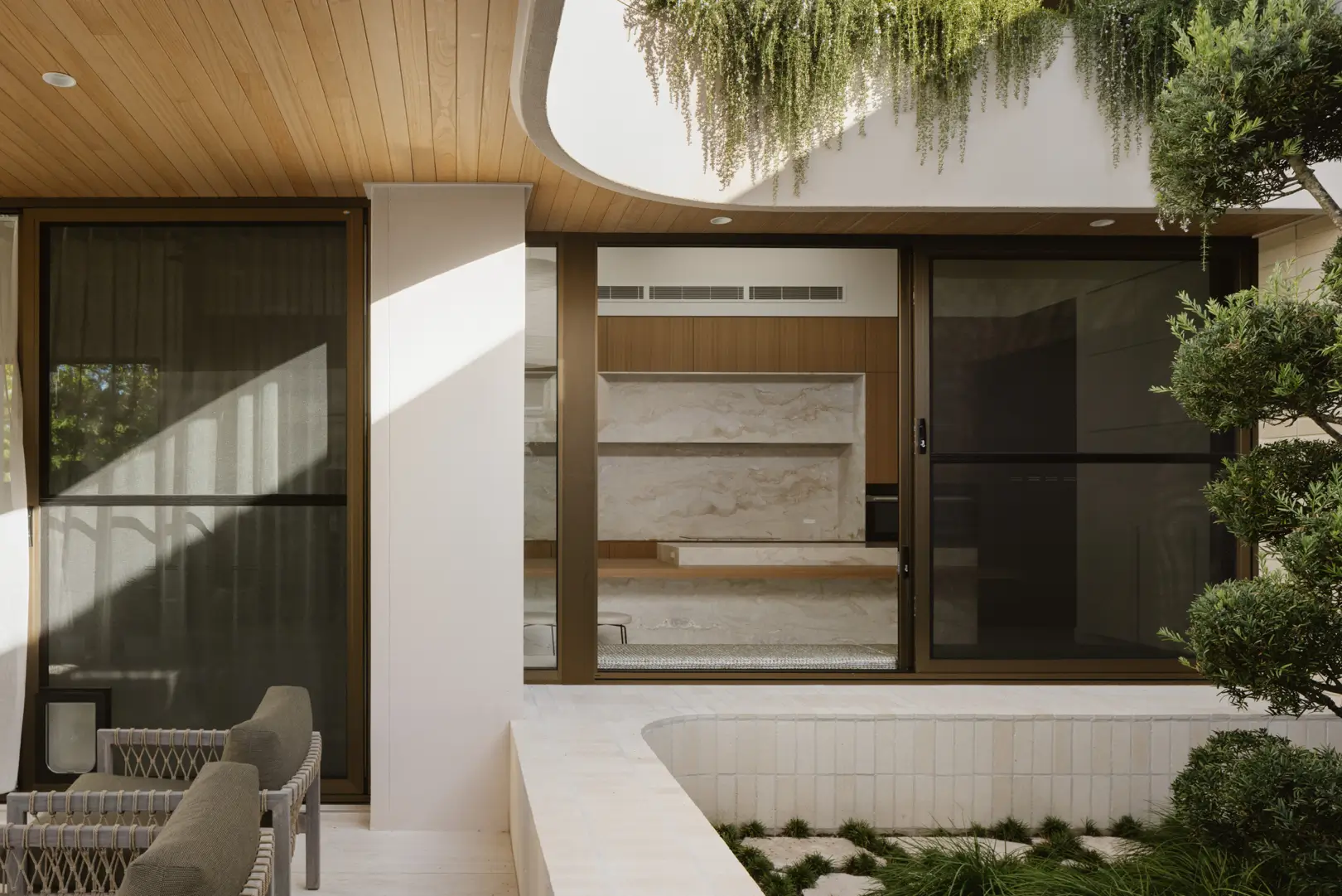 Front facade of Jacaranda House in. Brisbane