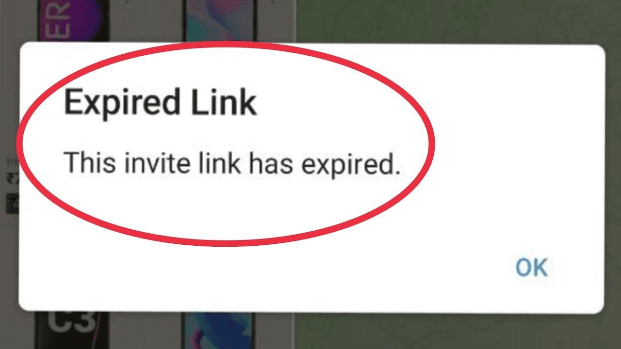 expired telegram link