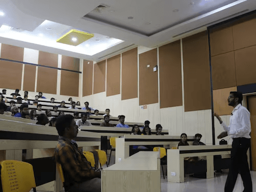 Founder is taking seminar