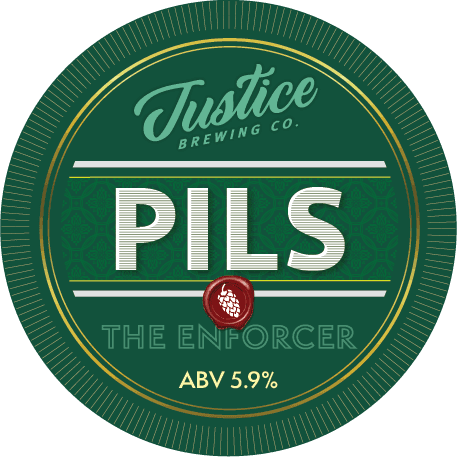 The Enforcer Pilsener style card