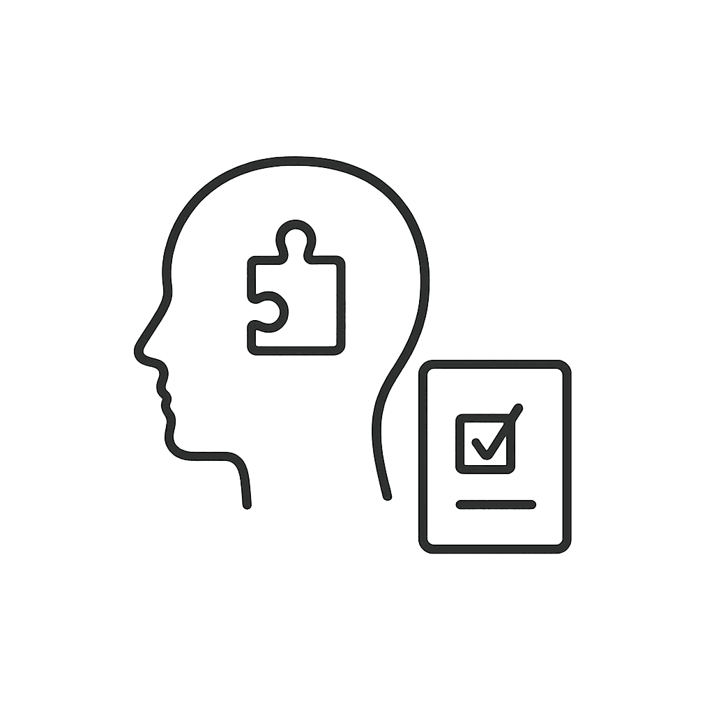 Symbolgrafik: Megafon über Personengruppe mit Häkchen – Mitarbeitendenkommunikation und Zustimmung.