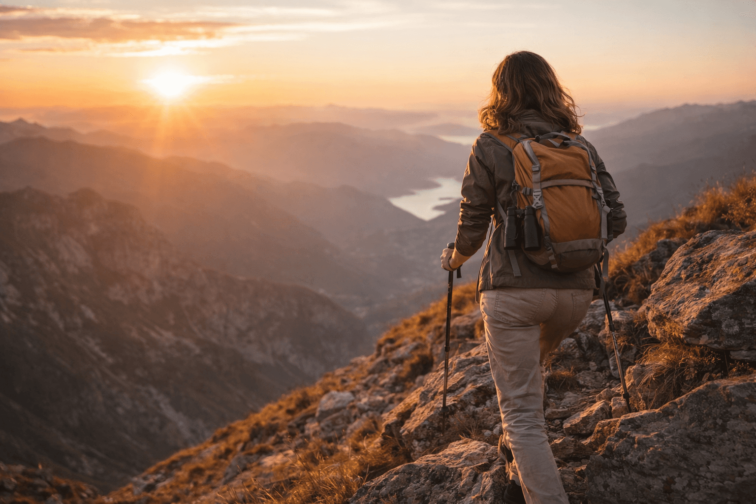Drone shot of a running track at night