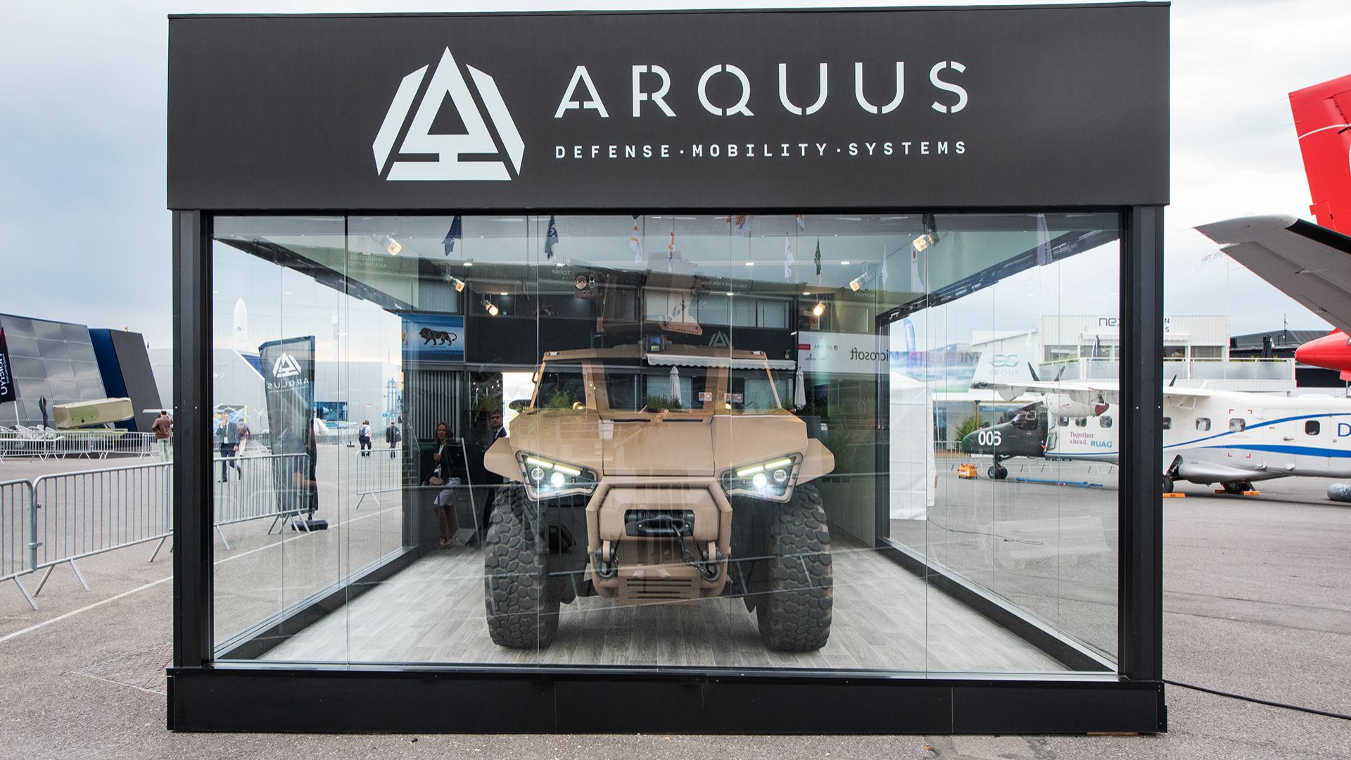 Stand Arquus SIAE par Expace