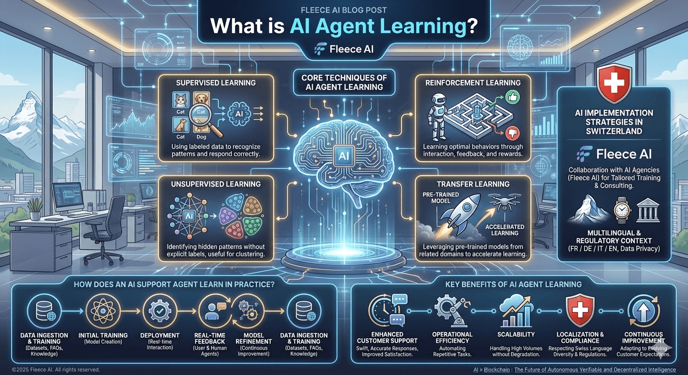 How does an AI Support Agent Learn