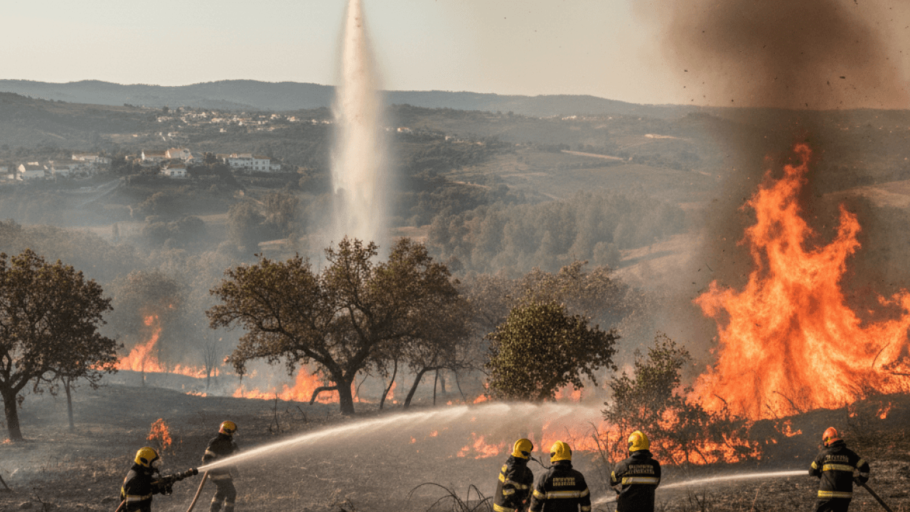 Wildfires in Portugal, with AirHub the Bombeiros (Portuguese firefighters) are able to have a better overview of the situation and take necessary action