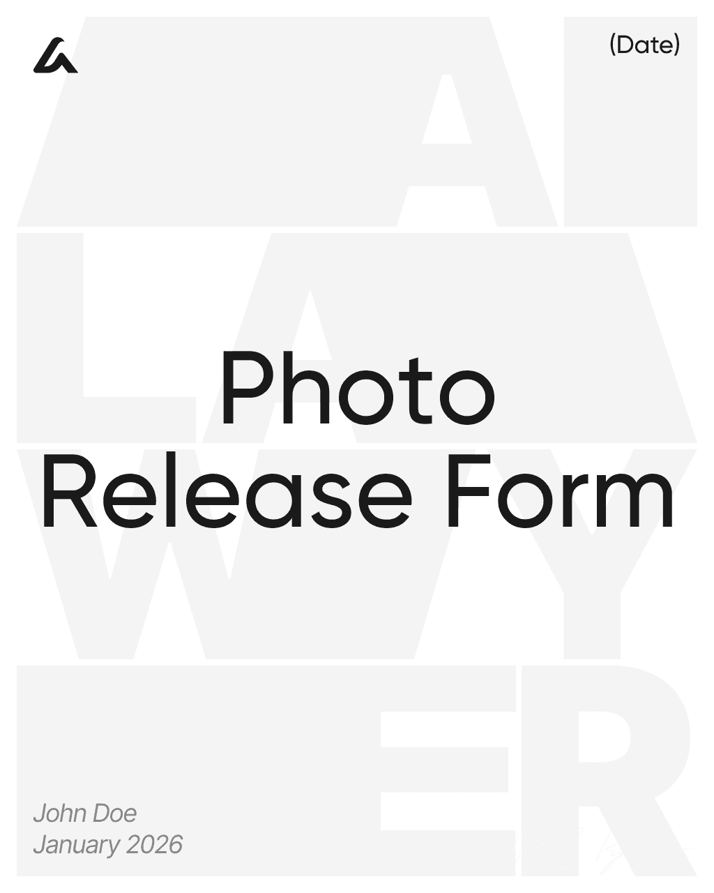 Photo Release Form