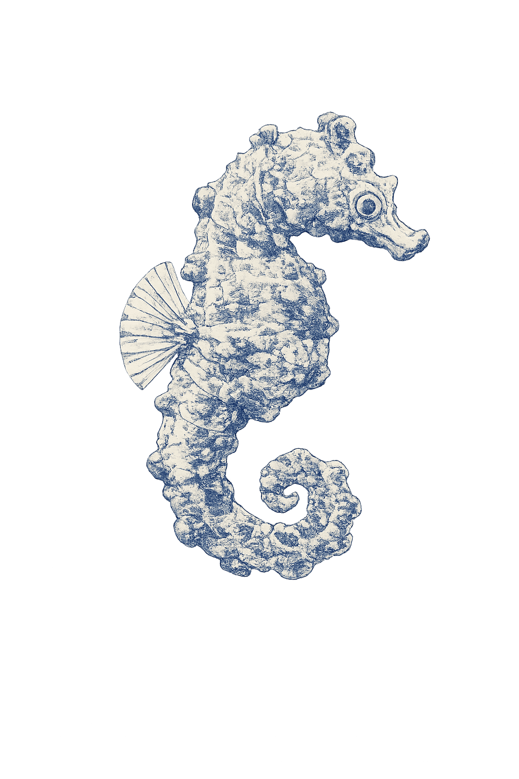 Illustration eines Pygmäenseepferdchens