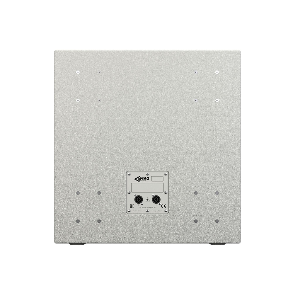 MAG AUDIO black speaker with connections